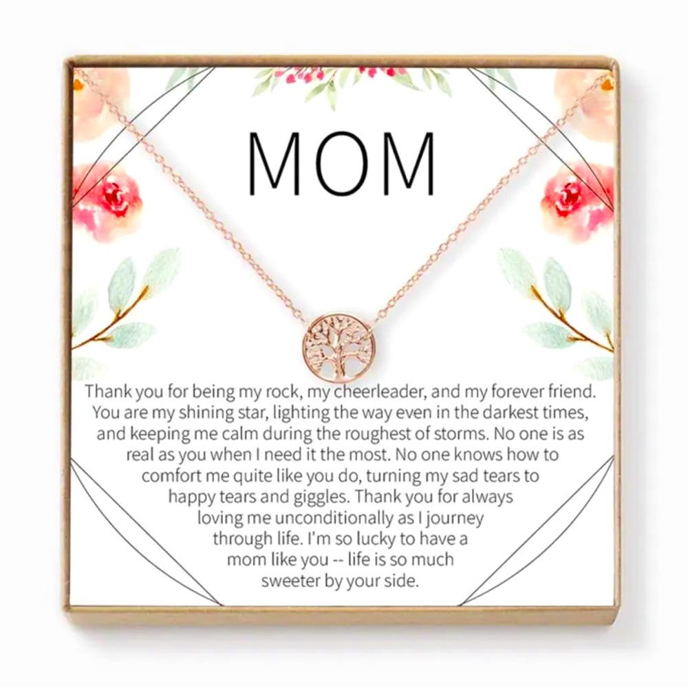 New - Fashion Necklace for Mom with Blessing Card